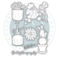 Preview: Craft Consortium Botany Boutique Clear Stamps Transparente Stempel Cactus