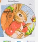 Preview: Craft Buddy CAK-PBRT31M Framed Crystal Art Holzrahmen Peter and Flopsy Flower Pot