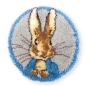Preview: Craft Buddy Peter Rabbit 45 x 45 cm Latch Hook Round Rug Kit Set für runden Teppich