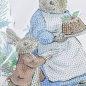 Preview: Craft Buddy CA-WRPRBT02 Crystal Art Wreath Kit 30 x 30 cm Peter's Pudding