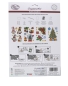 Preview: Craft Buddy CA-WST06 Set of 4 Crystal Art Wall Stickers Set mit 4 Wandstickern Festive Stickers
