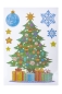 Preview: Craft Buddy CA-WST06 Set of 4 Crystal Art Wall Stickers Set mit 4 Wandstickern Festive Stickers