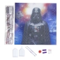 Preview: Craft Buddy CAK-SWS702M Framed Crystal Art Holzrahmen Darth Vader