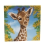 Preview: Craft Buddy CCK-A119 Crystal Art Card 18 x 18 cm Baby Giraffe