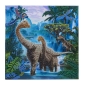 Preview: Craft Buddy CAK-A189M Framed Crystal Art Holzrahmen Jurassic Jungle