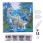 Preview: Craft Buddy CAK-A189M Framed Crystal Art Holzrahmen Jurassic Jungle