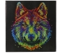 Preview: Craft Buddy CAK-A187M Framed Crystal Art Holzrahmen Colourful Wolfe