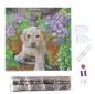 Preview: Craft Buddy CAK-A182M Framed Crystal Art Holzrahmen Floral Pup