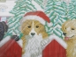 Preview: Craft Buddy CAK-4050L Crystal Art Canvas Kit Holzrahmen Christmas Pups