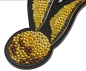 Preview: Craft Buddy CABC-HPS001 Crystal Art Backpack Charm Kit Golden Snitch