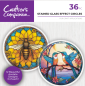 Preview: Crafter's Companion Printed Acetate Effect Circles Stained Glass Windows