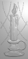 Preview: Crafter's Companion Christmas by Candlelight 3D Embossing Folder Christmas Candle
