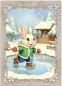 Preview: Creatief Art Snowy Bunnies Card Kit Bunny Wonderland 01