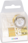 Preview: Deko Tape Mini Sterne jede Rolle 3 m x 12 mm goldfarben