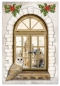 Preview: Reddy Cards Bastelset Weihnachtliche Fensterkarten