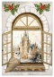 Preview: Reddy Cards Bastelset Weihnachtliche Fensterkarten