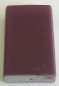 Preview: Wachskerze 12 x 7 x 3,5 cm aubergine