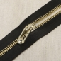 Preview: Glanz Reissverschluss 55 cm teilbar noir