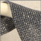 Preview: Glitter Schrägband 20 mm pro Meter mittelgrau