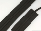 Preview: Gummiband mit Kordel 38 mm pro Meter schwarz