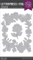 Preview: Hero Arts Floral Border Letterpress + Foil Debossing Plate