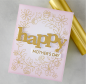 Preview: Hero Arts Floral Border Letterpress + Foil Debossing Plate