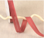 Preview: Irisierendes Schrägband 20 mm pro Meter rot