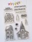 Preview: Jane's Doodles Clear Stamps Transparente Stempel Winter Village