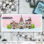 Preview: Jane's Doodles Clear Stamps Transparente Stempel Winter Village