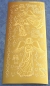 Preview: Stickerbogen 10 x 23 cm Angels / Peace on Earth gold