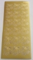 Preview: Stickerbogen 10 x 23 cm Bells Holly gold