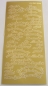 Preview: Stickerbogen 10 x 23 cm Alles Liebe / Alles Gute gold