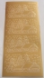Preview: Stickerbogen 10 x 23 cm Snow Landscapes gold