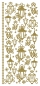 Preview: Stickerbogen 10 x 23 cm Lanterns gold