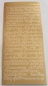 Preview: Stickerbogen 10 x 23 cm Anteilnahme gold