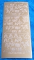 Preview: Stickerbogen 10 x 23 cm Haunted House gold