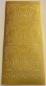 Preview: Stickerbogen 10 x 23 cm 3D X-mas Candle Corners gold