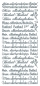 Preview: Stickerbogen 10 x 23 cm Allerherzlichstes Beileid silber