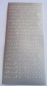 Preview: Stickerbogen 10 x 23 cm Allerherzlichstes Beileid silber