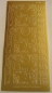 Preview: Stickerbogen 10 x 23 cm Tree gold