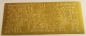 Preview: Stickerbogen 10 x 23 cm Tree Snowman gold