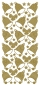 Preview: Stickerbogen 10 x 23 cm Bells gold