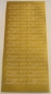 Preview: Stickerbogen 10 x 23 cm Happy Anniversary gold