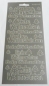 Preview: Konturensticker "Frohe Weihnachten" silber