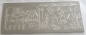 Preview: Le Suh Stickerbogen 10 x 23 cm Weihnachtslandschaft silber