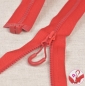 Preview: Magnetischer Reißverschluss 70 cm rot