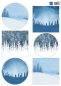 Preview: Marianne Design A4 Papier Sheet Winter Landscapes