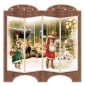 Preview: Reddy Cards Paraventkarten Christmas Vintage