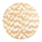 Preview: Caspari Modern Moiré Round Lacquer Placemat