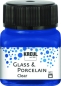 Preview: Kreul Glass & Porcelain Clear 20 ml Dunkelblau